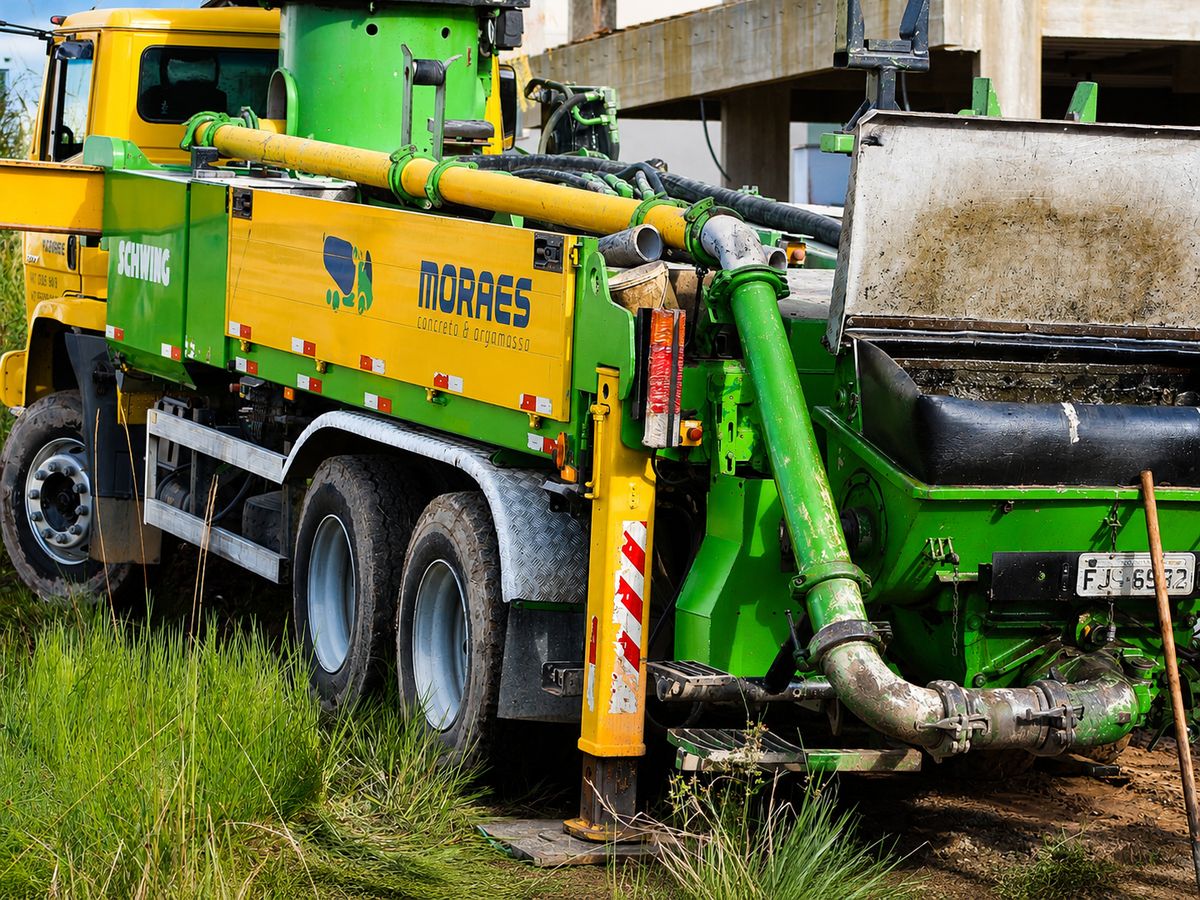 Bomba de concreto da Moraes